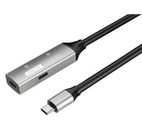 PremiumCord USB-C repeater a prodlužovací kabel Male-Female, 5Gbps Aluminium 10m