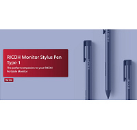 RICOH Portable LCD Stylus Pen 18g, Wacom AES2.0 sensor, 4096 pressure detection, AAAA Battery-powered - pro RICOH LCD