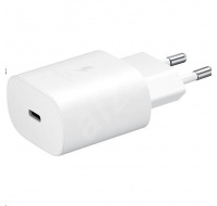 Samsung cestovní nabíječka EP-TA800NWE, Quickcharge 25W, USB-C, bílá