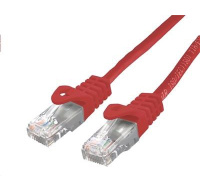 C-TECH kabel patchcord Cat6, UTP, červený, 5m