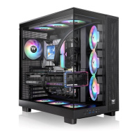 THERMAL TAKE Case View 380 XL TG ARGB, ATX, Průhledná bočnice, 4x 120mm ARGB Fan, černá