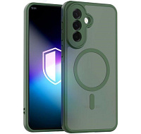 3mk ochranný kryt Misty MagCase Green pro Samsung Galaxy A57