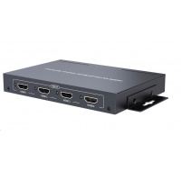 PREMIUMCORD HDMI 4 vstupy - 1 výstup, multi zobrazovací systém