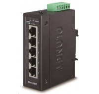 Planet ISW-500T Switch, 5x 10/100Base-TX, ESD, DIN, IP30, -40~75°C