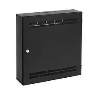 Solarix rozvaděč SOHO LC-18 s lištami 2U, 4U a 11U, 550x550x150mm černá RAL9005 LC-18-55-15-B