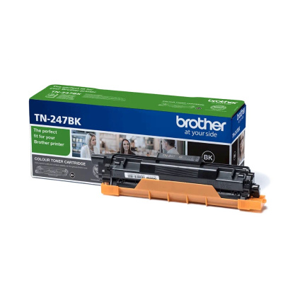 BAZAR - BROTHER Toner TN-247BK - PRO HLL3210 HLL3270 DCPL3510 DCPL3550 MFCL3730 MFCL3770 - cca 3000stran - Poškozený oba