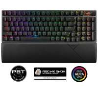 ASUS klávesnice ROG Strix Scope II 96 Wireless (ROG NX Snow) - CZ/SK