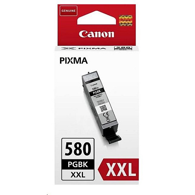BAZAR - Canon CARTRIDGE PGI-580XXL pigmentová černá pro PIXMA TS615x, TS625x, TS635x, TR7550, TS815x (600 str.) - Poškoz