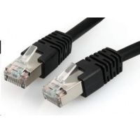 GEMBIRD kabel patchcord CAT6 stíněný FTP 1m, černý