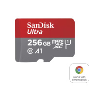 SanDisk MicroSDXC karta 256GB Ultra pro Chromebook (R:160/W:260 MB/s, UHS I, C10, A1)