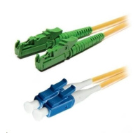 Duplexní patch kabel SM 9/125, OS2, E2000(APC)-LC(PC), LS0H, 3m