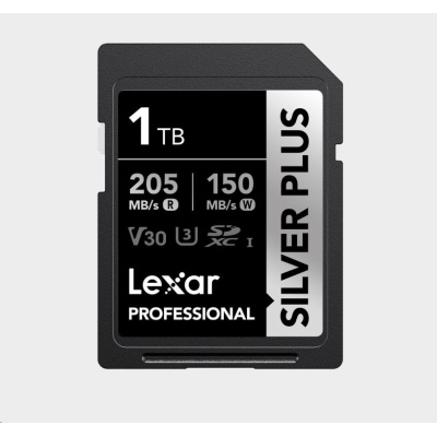 Lexar SDXC Professional SILVER Plus 1066x UHS-I/U3/A2/4K R205/W150 (V30) 1TB