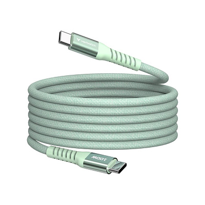 VERBATIM Kabel USB-C Sync & Charge, 100W, Magnetický, 120cm, zelená