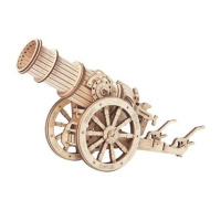RoboTime 3D dřevěné mechanické puzzle Obléhací kanón