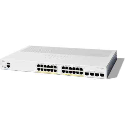 BAZAR - Cisco Catalyst switch C1300-24P-4G (24xGbE,4xSFP,24xPoE+,195W,fanless) - REFRESH - rozbaleno