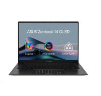 ASUS NTB Zenbook 14 (UM3406KA-OLED229X), AI 7 350, 14" 1920x1200 OLED, 32GB, 1TB SSD, Radeon, W11 Pro, Jade Black