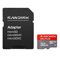 Sandisk Ultra PLUS micro SDHC karta 32GB UHS-I,V10, U1, C10, (130MB/s)