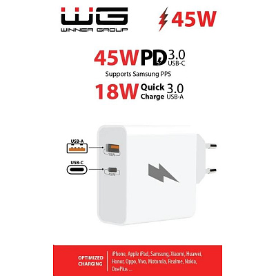 WG - Bezdrátová nabíječka do auta WG 32, 15W, s elektrickou přísavkou, černá