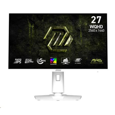 MSI LCD MAG 274QRFW X32, 27", 2560x1440, Rapid IPS, 0,5 ms, VESA 100x100, White