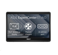 ASUS PC AiO ExpertCenter E1 (E1600WKAT-BA042M),N4500,15,6" FHD, 8GB,128GB SSD,Intel UHD,RS-232,No OS,Black