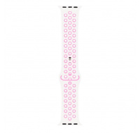 RhinoTech sportovní řemínek pro Apple Watch 42 / 44mm Bílo-růžová