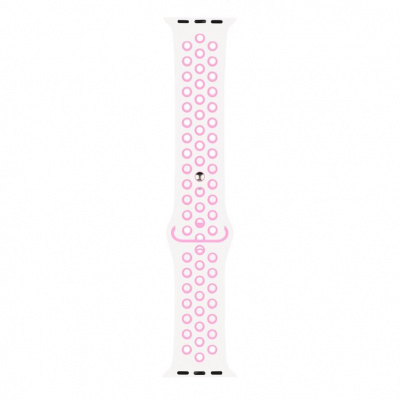 RhinoTech sportovní řemínek pro Apple Watch 42 / 44mm Bílo-růžová