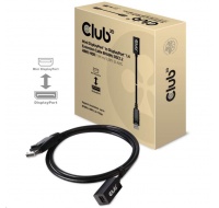 Club3D Prodlužovací kabel Mini DisplayPort 1.4 na DisplayPort 8K 60Hz DSC 1.2 HBR3 HDR Bidirectional (F/M), 1m