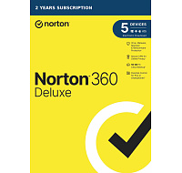 NORTON 360 DELUXE 50GB +VPN 1 uživatel pro 5 zařízení na 2 roky - ESD 1+1 (50%)