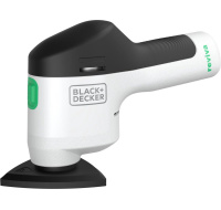 BLACK+DECKER REVDS12C Reviva bruska, vibrační, akumulátorová, systém suchého zipu, bílá