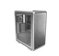 Cooler Master case MasterFrame 500 Mesh Silver, Průhledná bočnice, ATX, 2x 200mm Fan, 1x 120mm Fan, Šedá