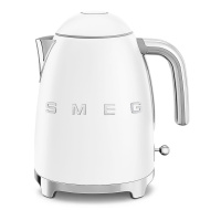 Smeg KLF03WHMEU, rychlovarná konvice, 1,7 l, (7 šálků), 2400 W, styl 50. let, matná bílá