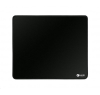 BAZAR C-TECH Podložka pod myš MP-01, černá, 320x270x4mm, obšité okraje, "POŠKOZENÝ OBAL"