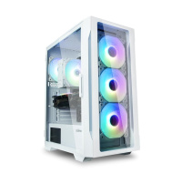 ZALMAN case I3 NEO TG, Mid Tower, ATX, 2xUSB 3.0, 1xUSB 2.0, 4x 120mm RGB Fan, bílá