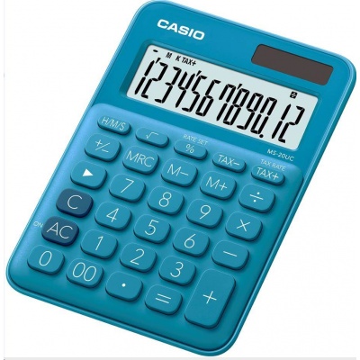 CASIO kalkulačka MS 20UC BU, Stolní kalkulátor