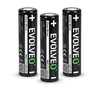 EVOLVEO LiPower 186 Core 2500 – Li-ion baterie 18650 (3.7 V / 2500 mAh) 3ks