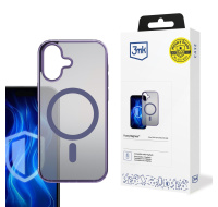 3mk ochranný kryt Frosty MagCase Purple pro Apple iPhone 16 Plus