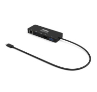 PORT dokovací stanice 5v1 ,LAN, HDMI, VGA, USB-C PD 3.0 85W, USB-A