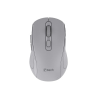 C-TECH myš Dual mode, bezdrátová, 1600DPI, 6 tlačítek, šedá, USB nano receiver