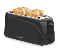 ORAVA HR-108 B topinkovač, 1200 W, 4 topinky, rozmrazování, automatické vypnutí, světelná signalizace