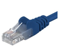 PremiumCord Patch kabel UTP RJ45-RJ45 CAT6 3m modrá