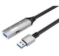 PREMIUMCORD USB 3.2. repeater a prodlužovací kabel Male-Female, 5Gbps Aluminium 20m