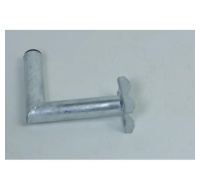 Držák antény na balkón, žárový zinek, délka 20cm