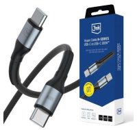 3mk kabel Hyper Cable N-SERIES C to C 2m 20V/5A 100W Black