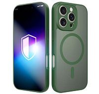 3mk ochranný kryt Misty MagCase Green pro Apple iPhone 16 Pro Max