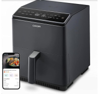BAZAR - Cosori Dual Blaze 6.4L SMART horkovzdušná fritéza + 5x špíz a gril. rošt, black - Poškozený obal (Komplet)
