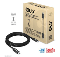 Club3D Kabel USB4 Gen3x2 Typ C 8K60Hz UHD, 40Gbps, Power Delivery 240W, (M/M), 300cm