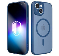 3mk ochranný kryt Misty MagCase Blue pro Apple iPhone 14