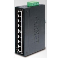 Planet switch IGS-801M, 8X 1000BASE-T, DIN, IP30, -10 AŽ 60°C, ESD+EFT DO 6KV, WEB/SNMP, VLAN, STP