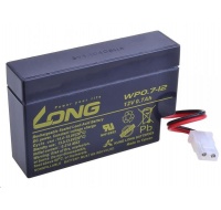 Long 12V 0,7Ah olověný akumulátor AMP