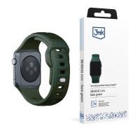 3mk Silicone Watch Strap pro Apple 38/40/41 mm Dark Green